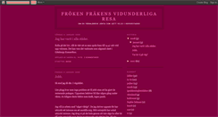 Desktop Screenshot of frokenfrakensvidunderligaresa.blogspot.com