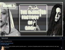 Tablet Screenshot of monsterfactory-gaga.blogspot.com