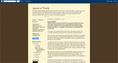 Desktop Screenshot of agentoftruth2.blogspot.com