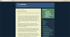 Desktop Screenshot of kcwriters.blogspot.com