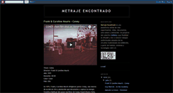 Desktop Screenshot of metraje-encontrado.blogspot.com
