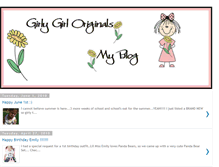 Tablet Screenshot of girlygirloriginals.blogspot.com