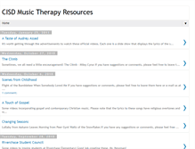 Tablet Screenshot of cisdmusictherapy.blogspot.com