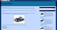 Desktop Screenshot of chrysler-diecast.blogspot.com