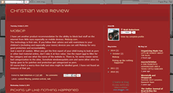 Desktop Screenshot of christianwebreview.blogspot.com
