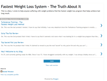 Tablet Screenshot of fastest-weight-loss-1.blogspot.com