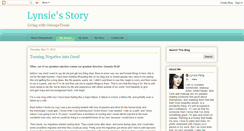 Desktop Screenshot of lynsies-story.blogspot.com