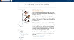 Desktop Screenshot of mirproductions.blogspot.com