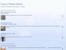 Tablet Screenshot of francezpinturainfantil.blogspot.com