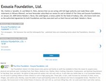 Tablet Screenshot of exousiafoundation.blogspot.com