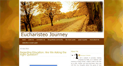 Desktop Screenshot of eucharisteojourney.blogspot.com
