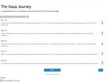 Tablet Screenshot of gaza-journey.blogspot.com