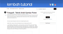 Desktop Screenshot of lembahtutorial.blogspot.com
