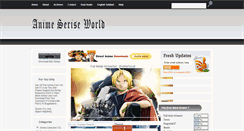 Desktop Screenshot of animeseriseworld.blogspot.com