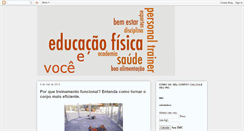 Desktop Screenshot of educacaofisicaevoce.blogspot.com