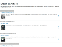 Tablet Screenshot of english-on-wheels.blogspot.com