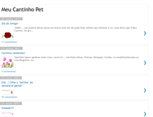 Tablet Screenshot of meucantinhopet.blogspot.com