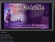 Tablet Screenshot of elmaletilla-torosecuador.blogspot.com