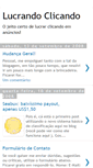 Mobile Screenshot of lucrando-clicando.blogspot.com