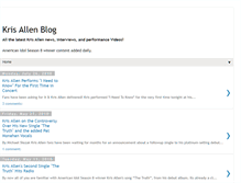 Tablet Screenshot of kris-allen-blog.blogspot.com