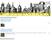 Tablet Screenshot of dibujosdearquitectura.blogspot.com