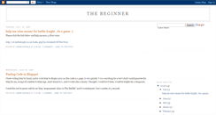 Desktop Screenshot of abeginner.blogspot.com