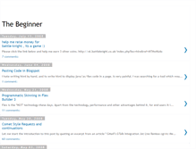 Tablet Screenshot of abeginner.blogspot.com