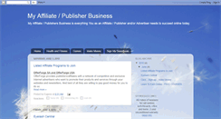 Desktop Screenshot of my-affiliate-bussiness.blogspot.com
