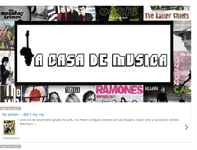 Tablet Screenshot of lacasademusica.blogspot.com