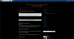 Desktop Screenshot of epicblogofmystery.blogspot.com