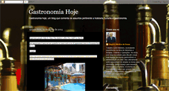 Desktop Screenshot of gastronomiahoje.blogspot.com