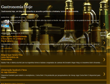 Tablet Screenshot of gastronomiahoje.blogspot.com