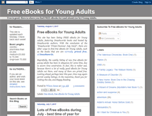 Tablet Screenshot of freeyoungadultsebooks.blogspot.com