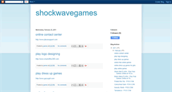 Desktop Screenshot of games-shockwavegames.blogspot.com