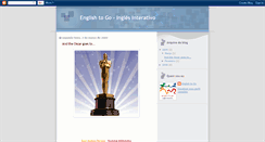 Desktop Screenshot of englishtogoblog.blogspot.com