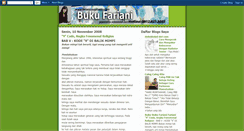 Desktop Screenshot of bukubukufarianifariani.blogspot.com