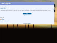 Tablet Screenshot of hcoplaylisthollister.blogspot.com