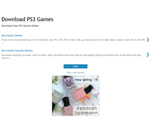Tablet Screenshot of downloadps3games.blogspot.com