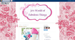 Desktop Screenshot of josworldoffabulousthings.blogspot.com