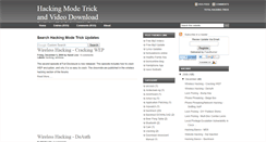 Desktop Screenshot of hacking-trik.blogspot.com
