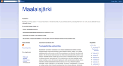 Desktop Screenshot of maalaisjarki.blogspot.com