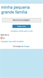 Mobile Screenshot of minhapequenagrandefamilia.blogspot.com