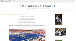 Desktop Screenshot of meekerfamily.blogspot.com