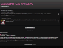 Tablet Screenshot of casaespiritualmayelewo.blogspot.com