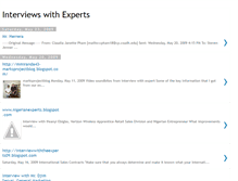 Tablet Screenshot of interviewswithexperts.blogspot.com