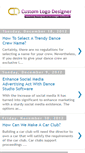 Mobile Screenshot of custom-logo-designer.blogspot.com