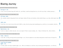 Tablet Screenshot of blazing-journey.blogspot.com
