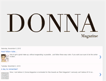 Tablet Screenshot of donnamag.blogspot.com