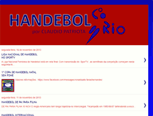 Tablet Screenshot of handebolrio-claudiopatriota.blogspot.com