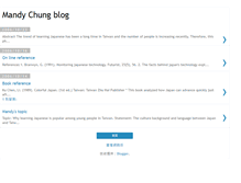 Tablet Screenshot of mandychung-blog.blogspot.com